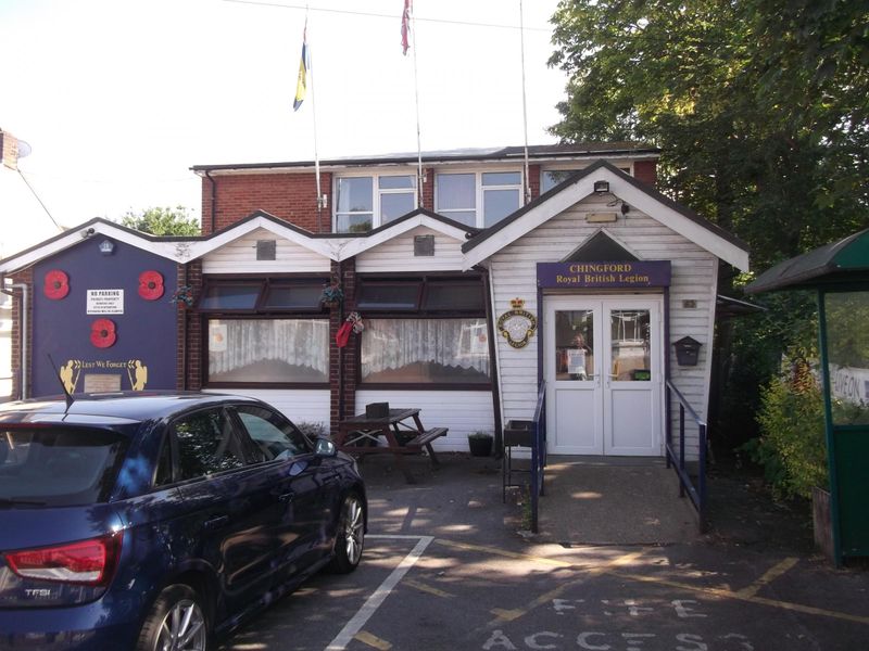 E4 Chingford British Legion taken 15-07-2018. (External, Key). Published on 27-07-2018