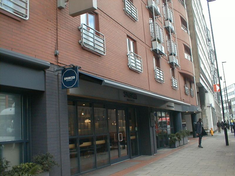 Sourced Market London EC1 taken 20220228. (Pub). Published on 02-03-2022