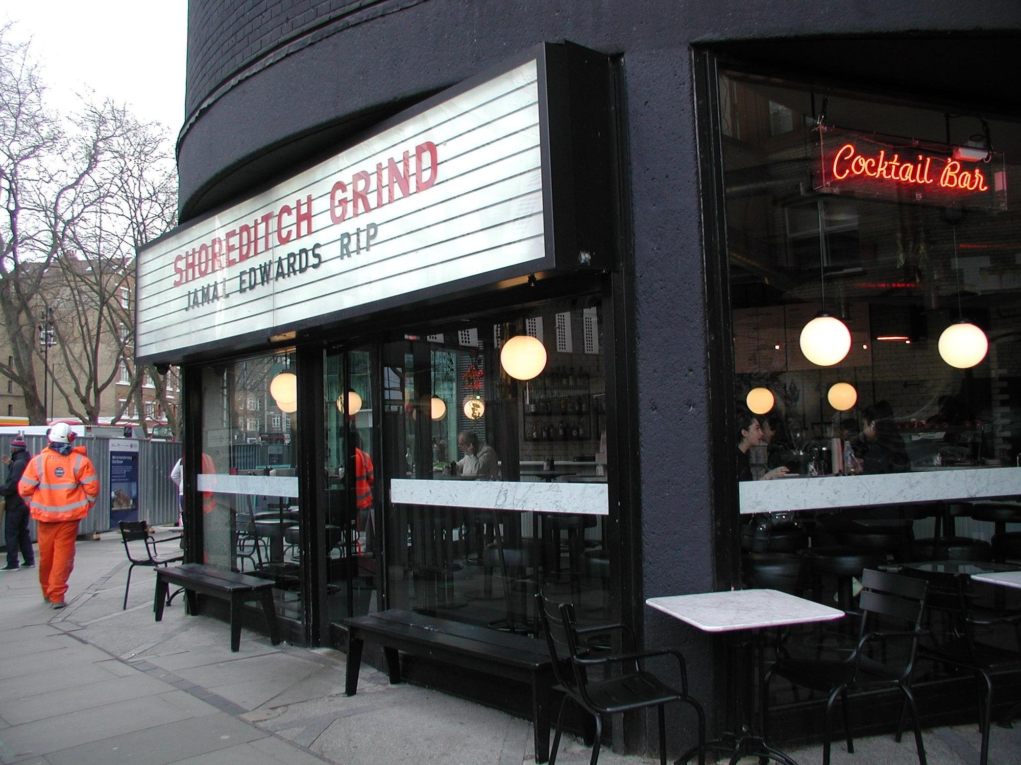 Shoreditch Grind London EC1V taken 20220228. (Pub, External). Published on 03-03-2022
