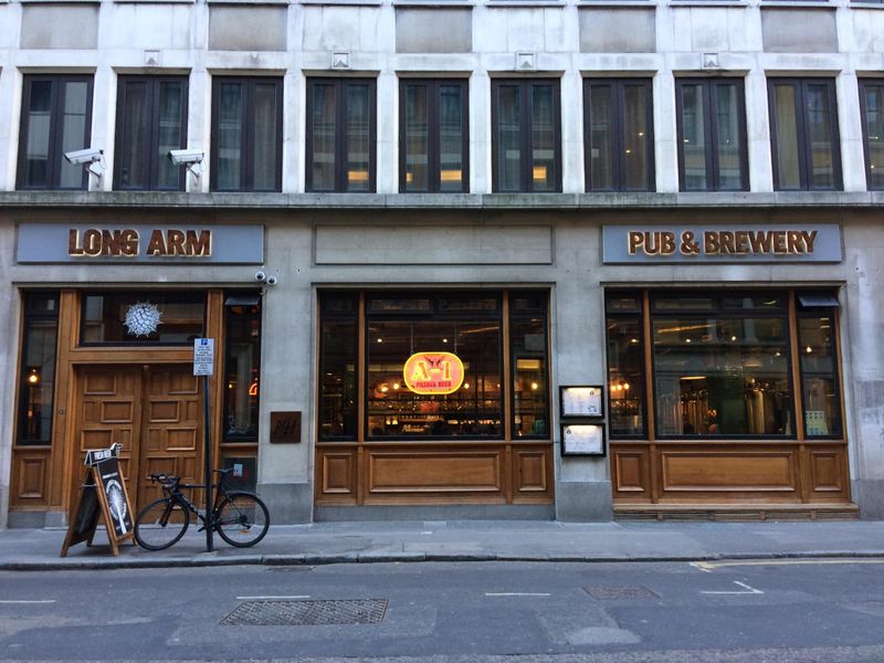 Long Arm Pub & Brewery London EC2 taken Nov 2017.. (Pub, External). Published on 16-04-2019