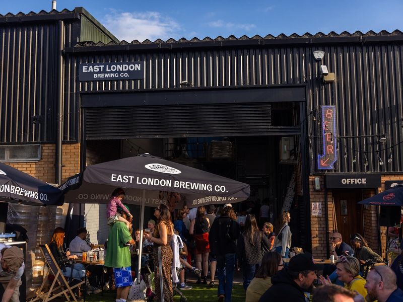 East London Brewing Taproom London E17 20260503 . (External, Bar, Key). Published on 19-08-2026