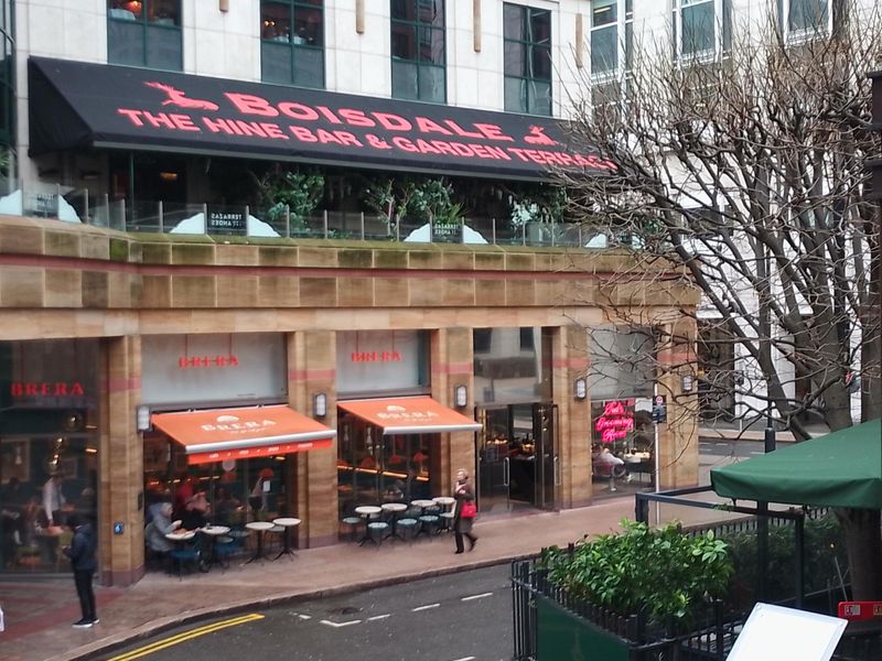 London E14-BoisdaleOfCanaryWharf 220240214.. (Pub, External, Key). Published on 15-02-2024
