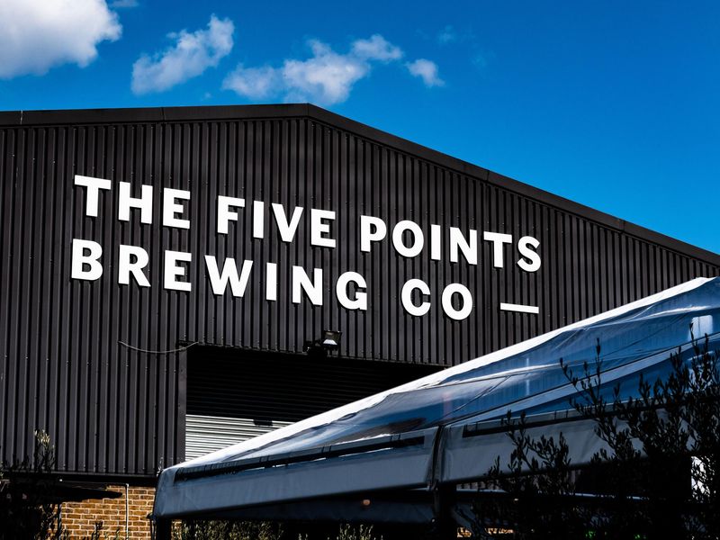 Five Points Brewery Taproom London E820250219. (Pub, External, Key). Published on 19-02-2025