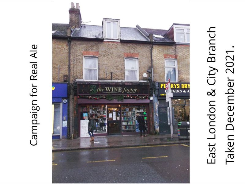 Wine Factor London E4 20211228. (Pub, External). Published on 07-01-2022