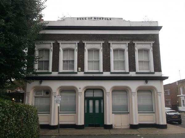 Duke of Norfolk London E1. (Pub, External). Published on 03-10-2013