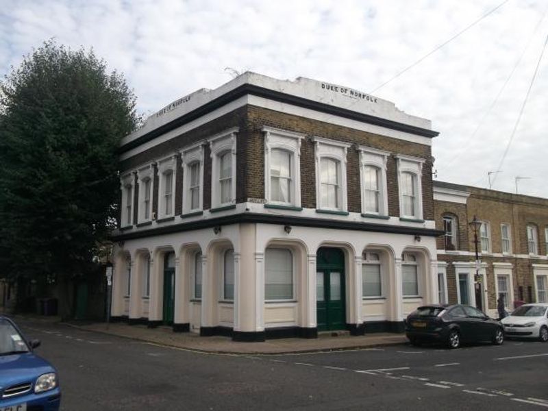 Duke of Norfolk London E1 Sept 2013. (Pub, External, Key). Published on 12-11-2013