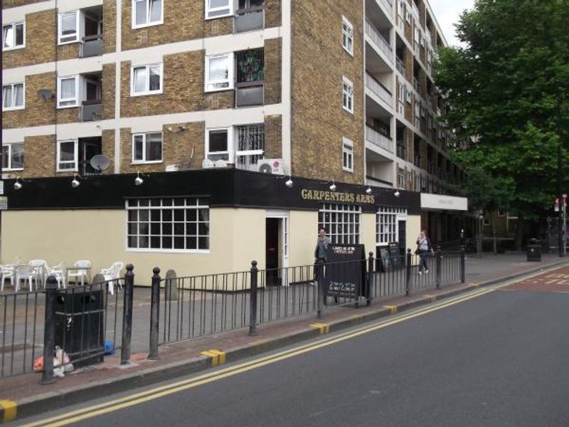 Carpenters Arms London E1 taken Aug 2013. (Pub, External). Published on 19-11-2013