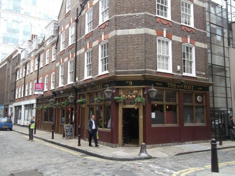 Water Poet Folgate St London E1 taken April 2014. (Pub, External, Key). Published on 01-05-2014