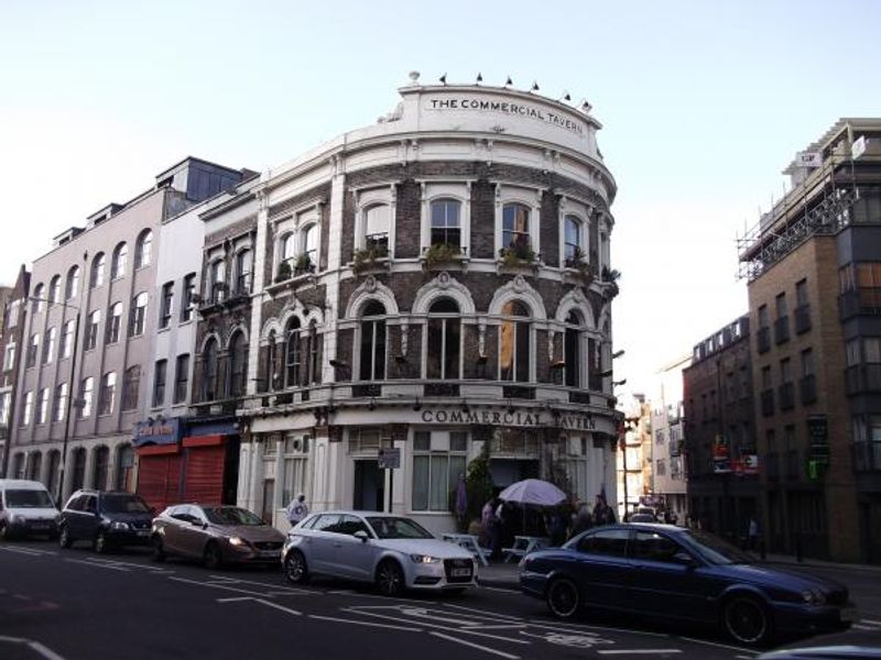 Commercial Tavern London E1 taken April 2014. (Pub, External). Published on 20-04-2014