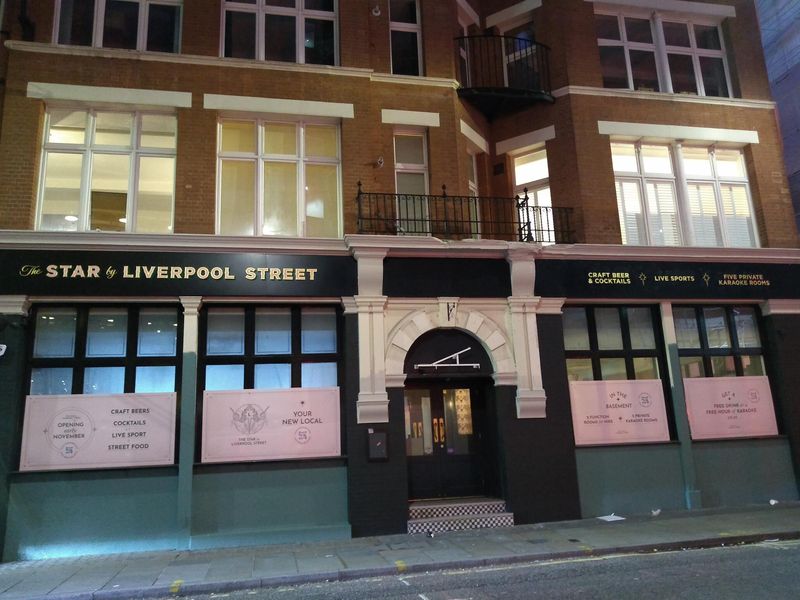 Star of Bishopsgate London E1 20221026. (Pub, External). Published on 01-11-2022