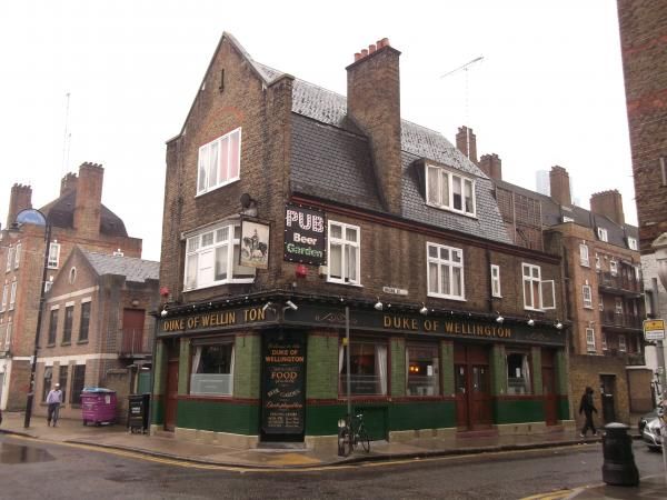 Duke of Wellington Toynbee St E1 taken April 2014. (Pub, External). Published on 30-04-2014