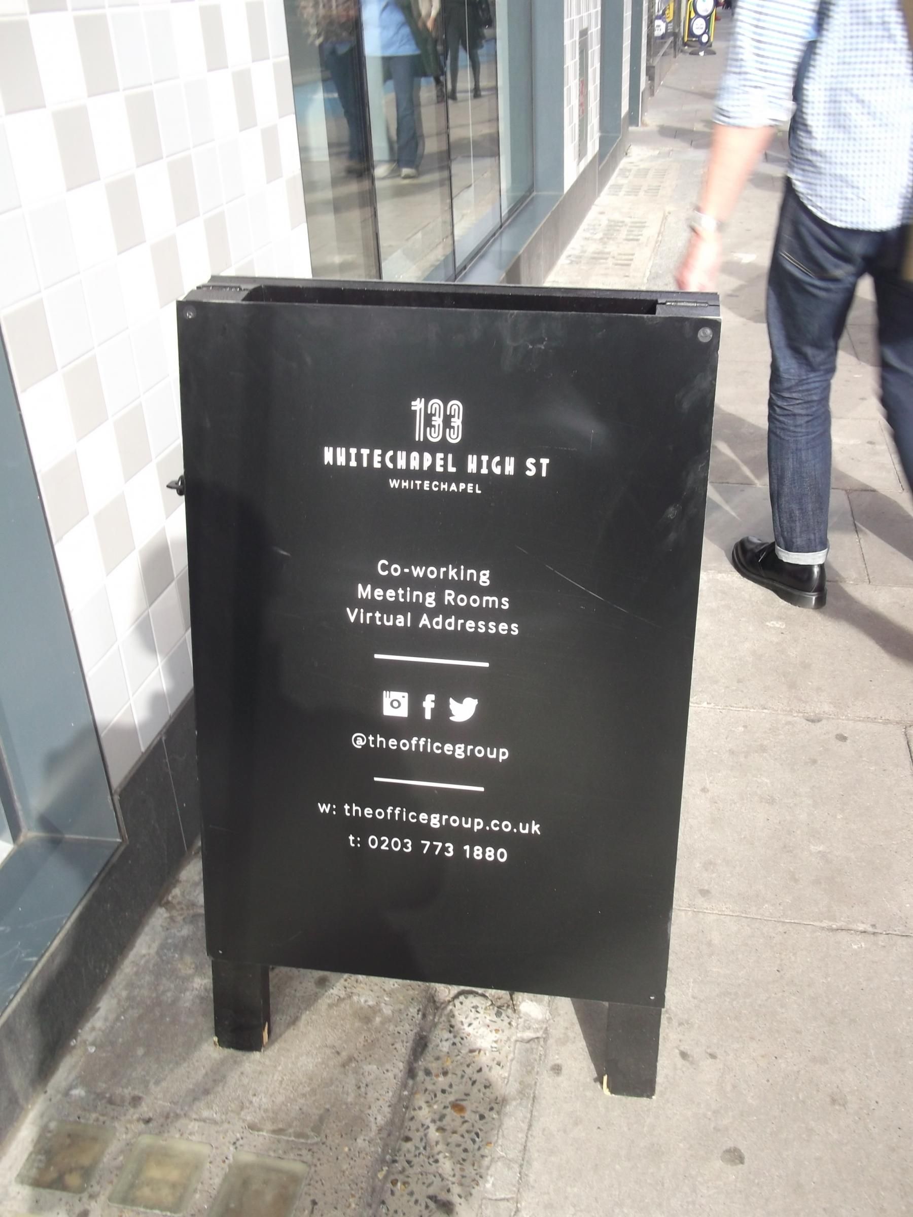 Aldgate Exchange (site of) taken Sept 2013. (Sign). Published on 08-02-2017