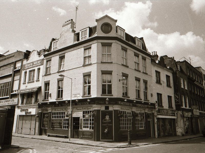 Cauthens London E1 taken May 1994. (Pub, External). Published on 27-12-2017