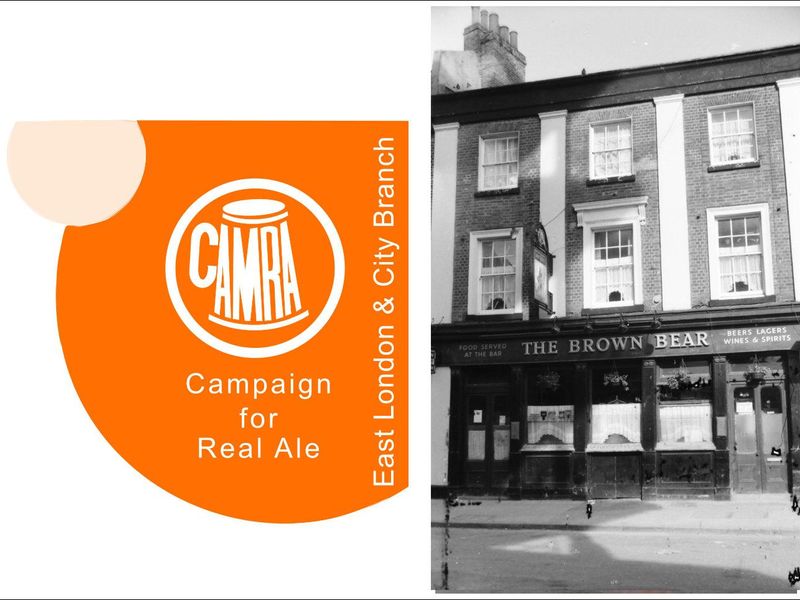 Brown Bear London E1 taken Oct 1988.. (Pub, External). Published on 04-04-2023