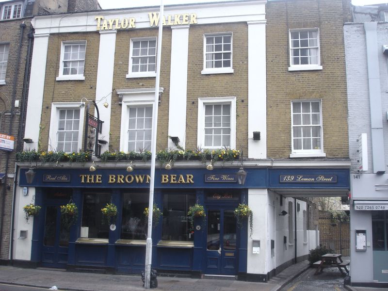 Brown Bear London E1. (Pub). Published on 31-08-2014
