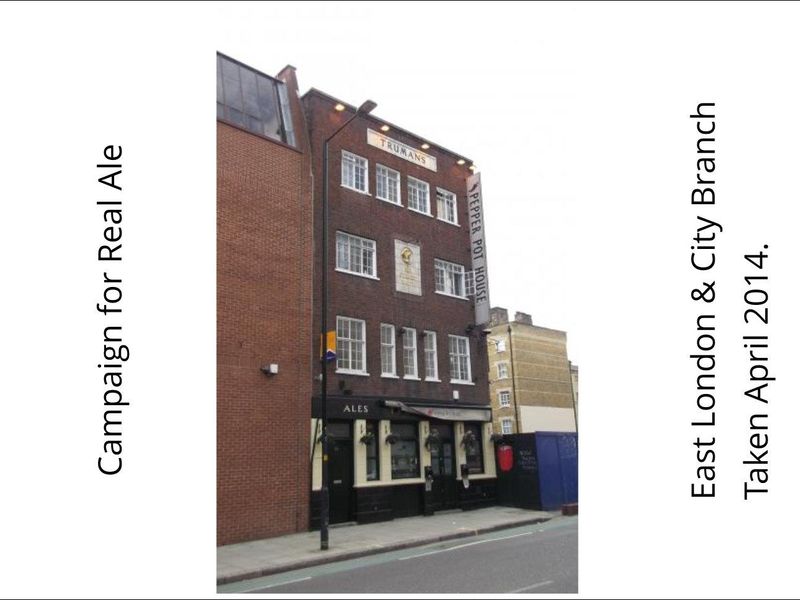 Sir Sydney Smyth London E1 April 2014. (Pub, External). Published on 07-01-2022 