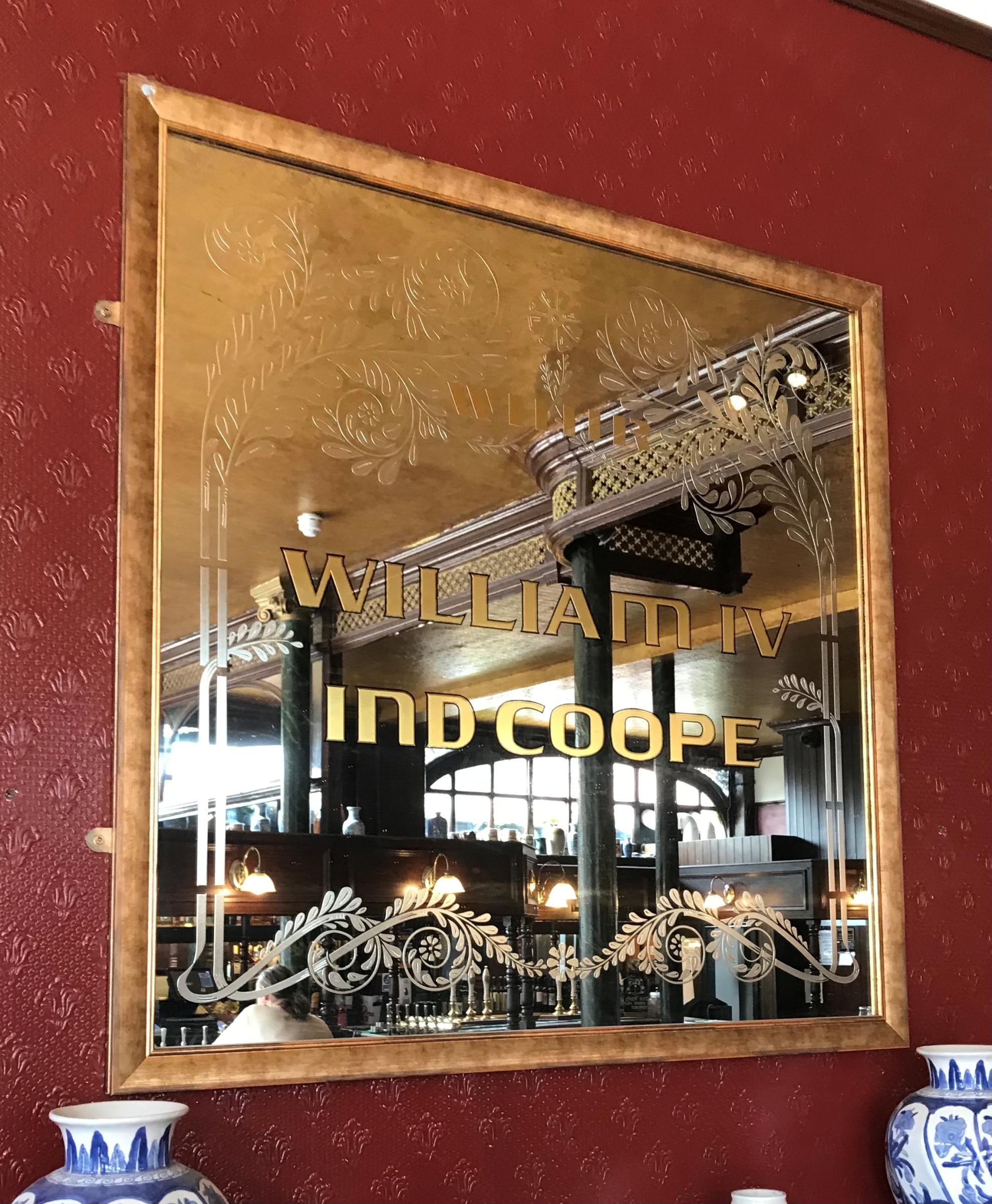 William IV pub mirror. (Pub). Published on 21-06-2023