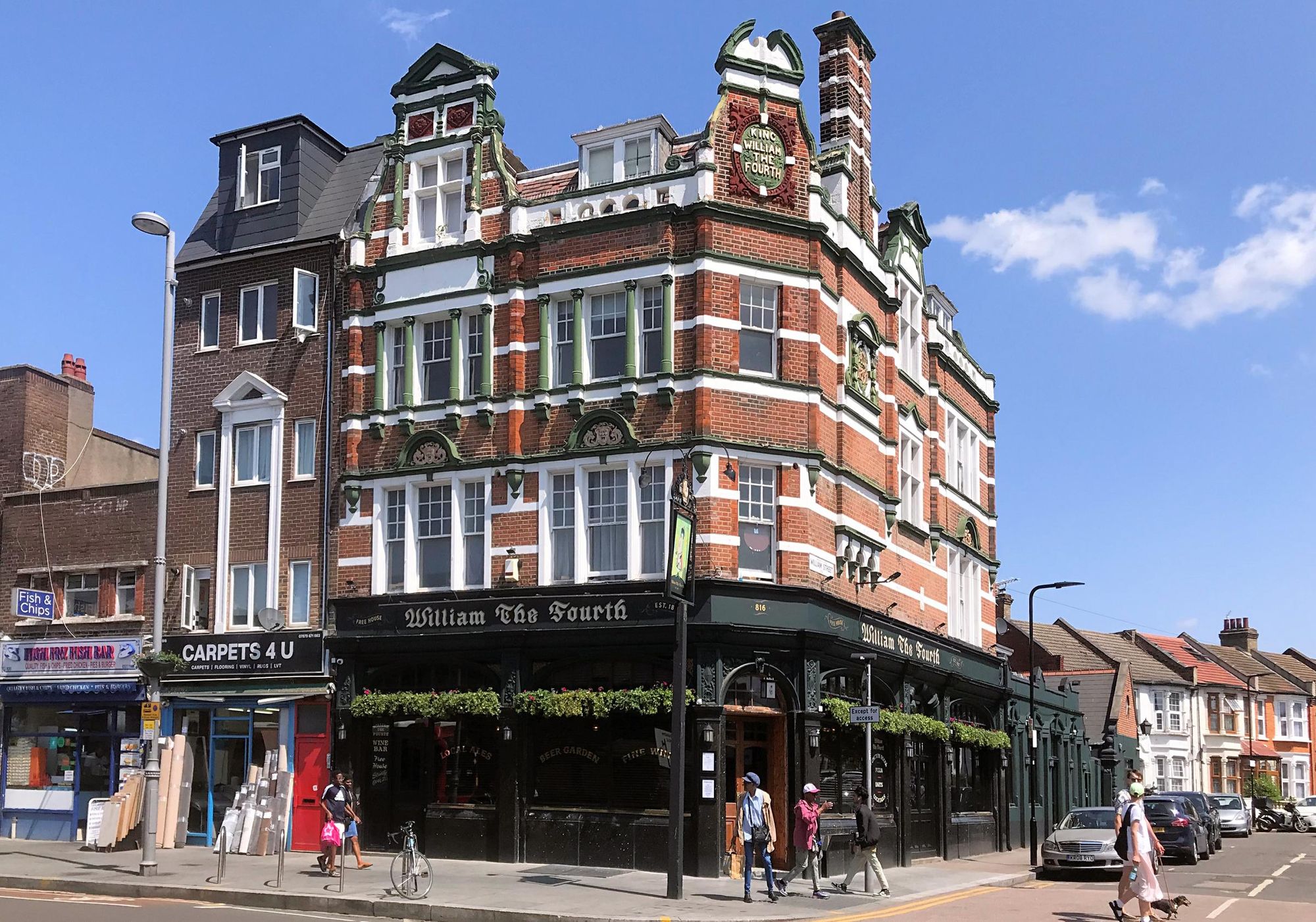 William the Fourth London E10-20250615. (Pub, External, Key). Published on 14-07-2025