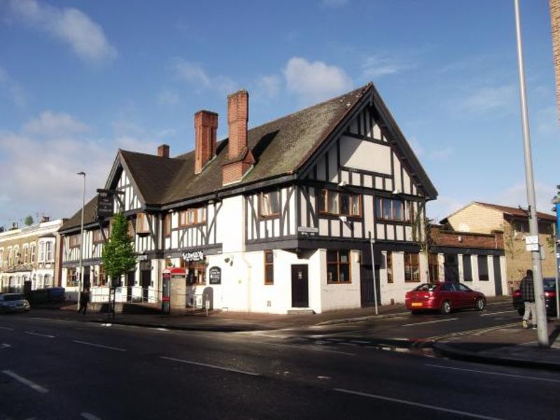 Plugh & Harrow London E11 taken May 2015. (Pub, External). Published on 08-05-2015