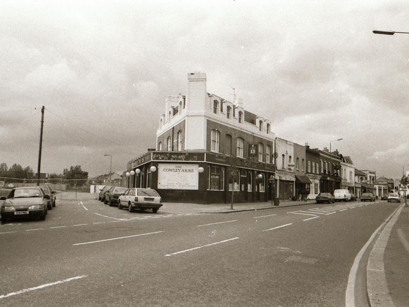 Cowley Arms London E11 taken in May 1994. (Pub, External, Key). Published on 06-10-2018
