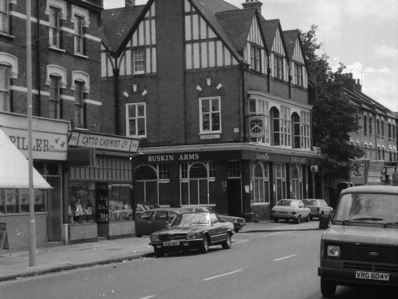 Ruskin Arms London E12 taken in 1987.. (Pub, External). Published on 06-10-2018
