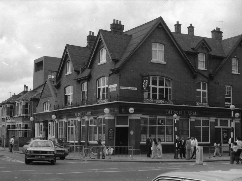 Burnell Arms London E12 taken in 1987.. (Pub, External). Published on 06-10-2018