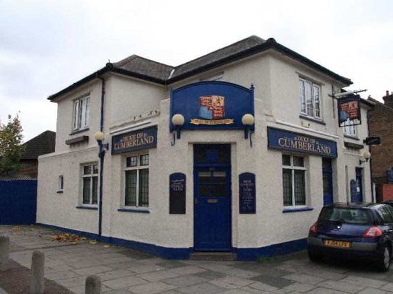 Duke of Cumberland London E13. (Pub, External). Published on 05-11-2013