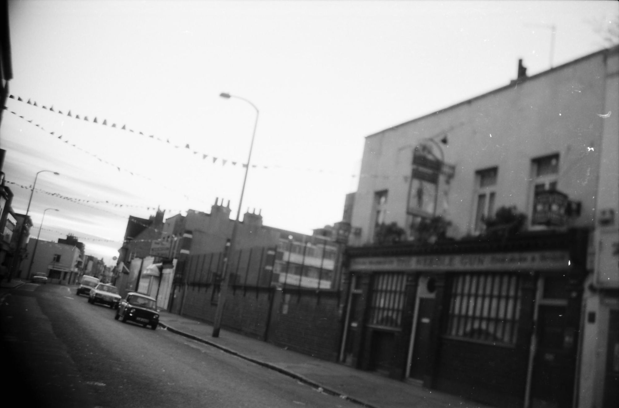 Needle Gun London E3 taken in 1986. (Pub, External). Published on 28-03-2018
