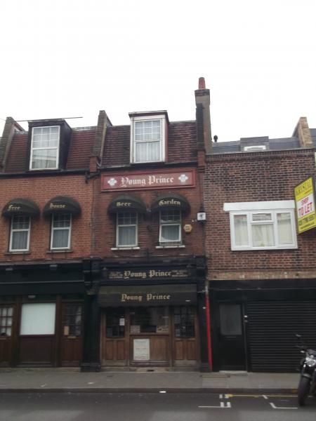Young Prince London E3 taken May 2014. (Pub, External, Key). Published on 24-05-2014