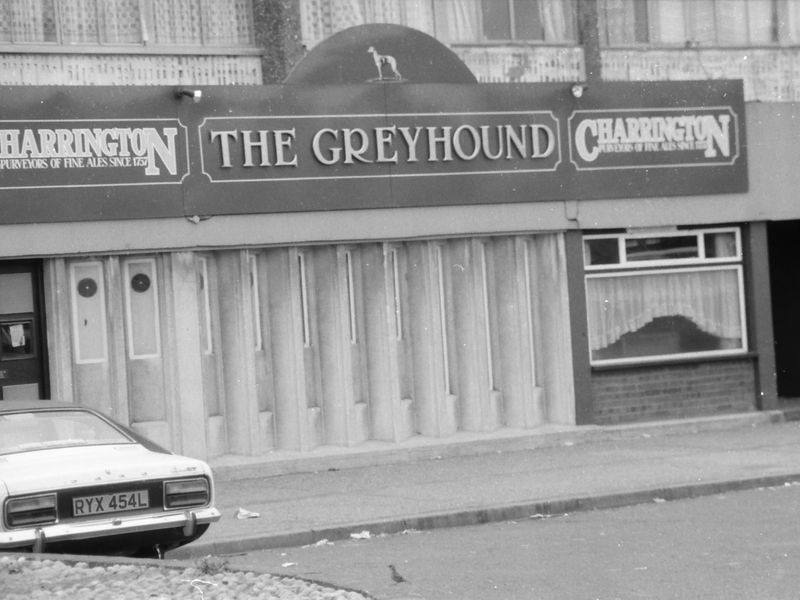 Greyhound London E4 taken in 1986. (Pub, External, Key). Published on 18-04-2018 