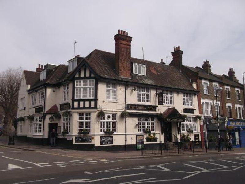 County Arms  London E4 taken Apr 2016. (Pub, External). Published on 07-04-2016