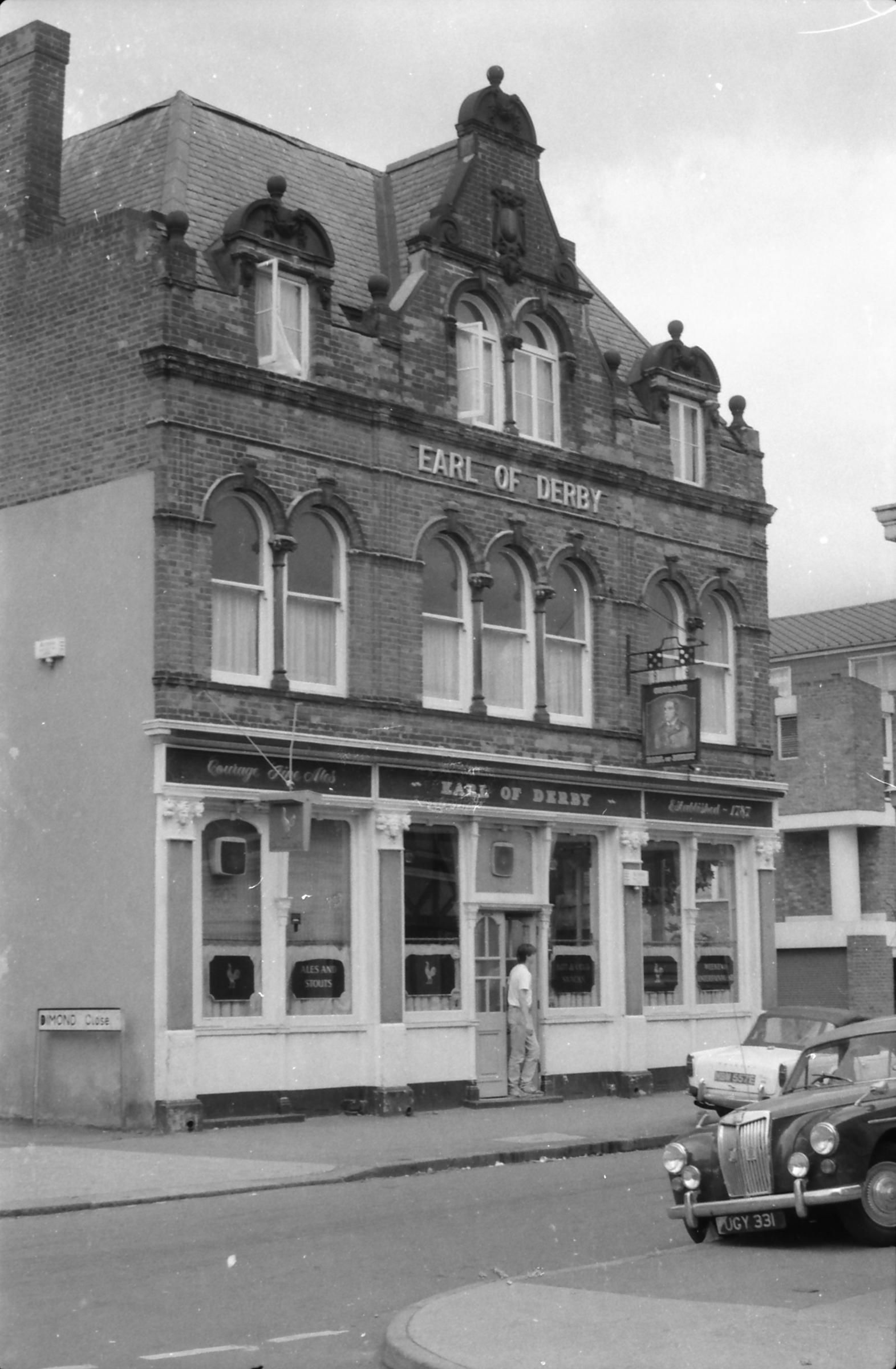 Earl of Derby London E7 taken July 1987.. (External, Key). Published on 18-04-2018