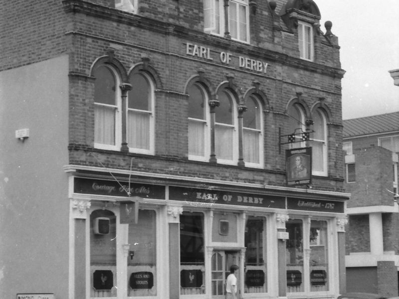 Earl of Derby London E7 taken July 1987.. (External, Key). Published on 18-04-2018 