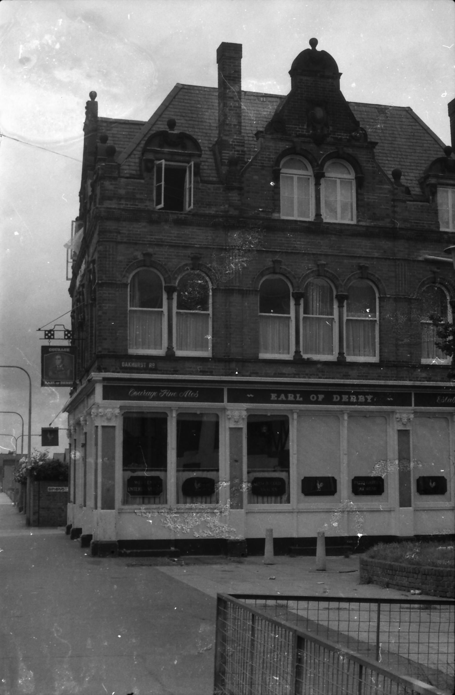 Earl of Derby London E7 taken July 1987.. (Pub, External). Published on 18-04-2018