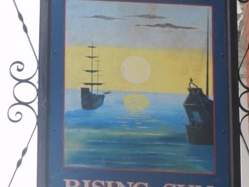 Rising Sun sign London E7. (Sign). Published on 01-11-2013