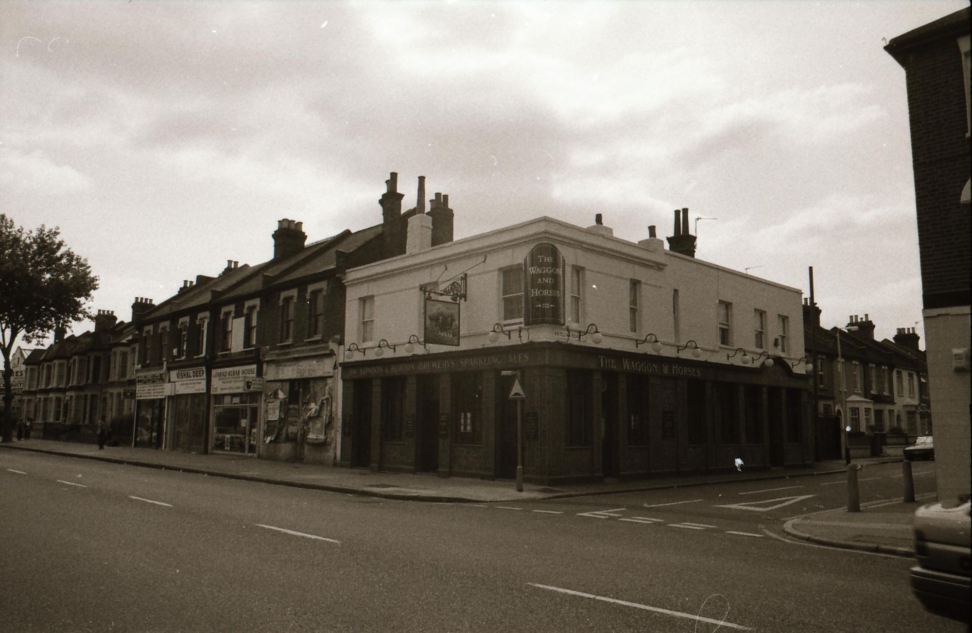 Waggon & Horses London E7 taken May 1994.. (Pub, External). Published on 18-04-2018