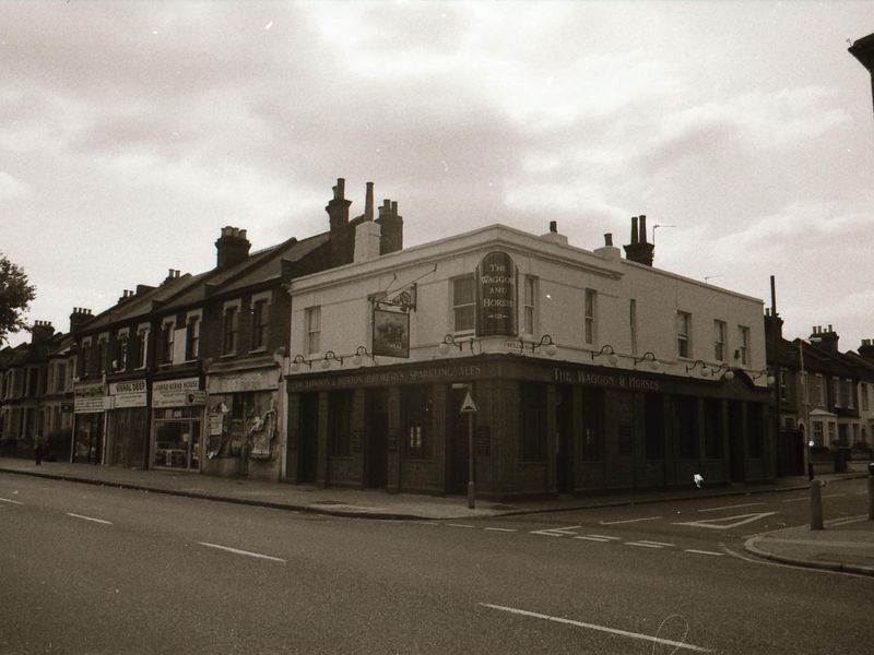 Waggon & Horses London E7 taken May 1994.. (Pub, External). Published on 18-04-2018