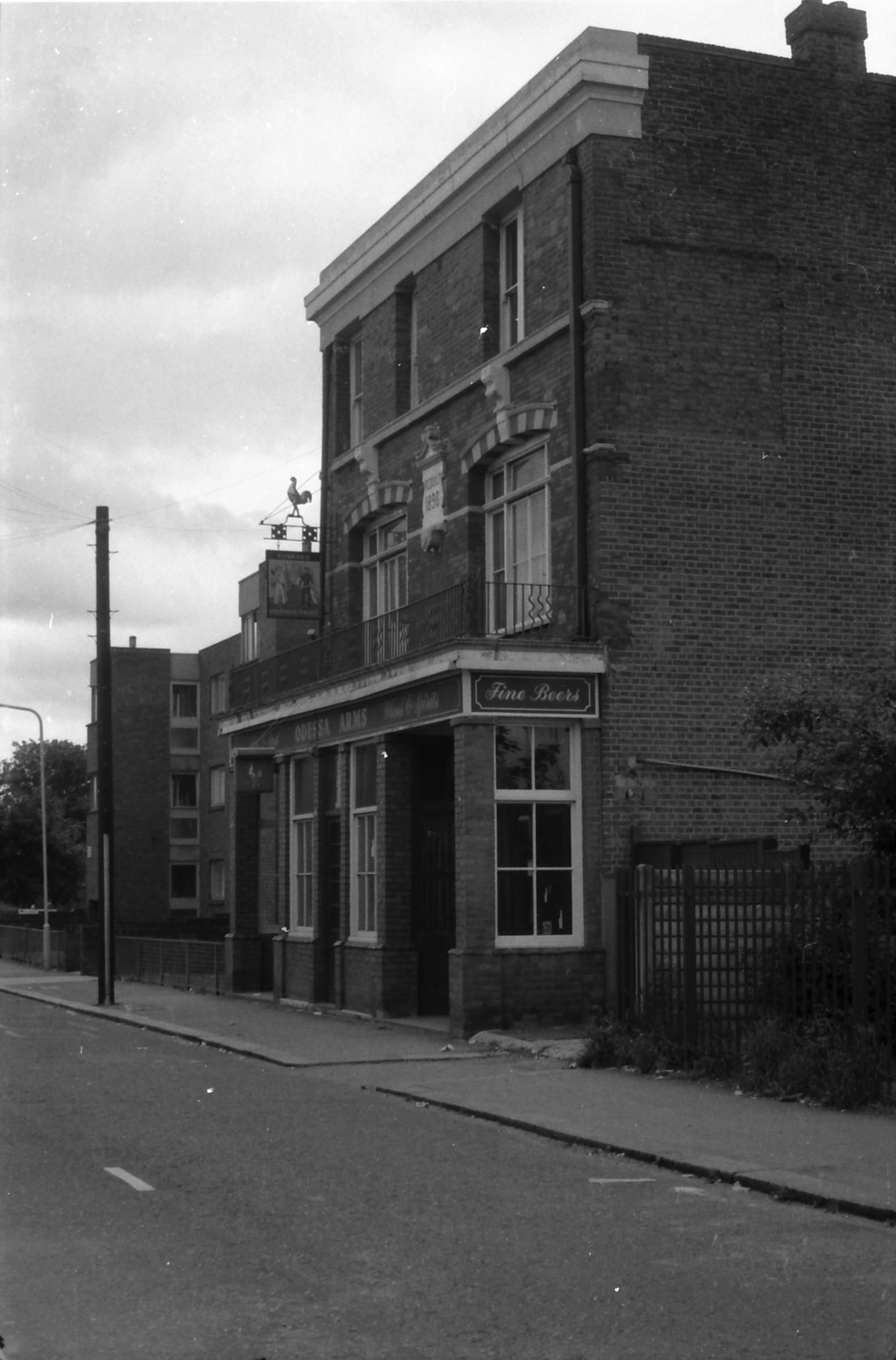 Odessa Arms London E7 taken July 1987.. (Pub, External, Key). Published on 18-04-2018