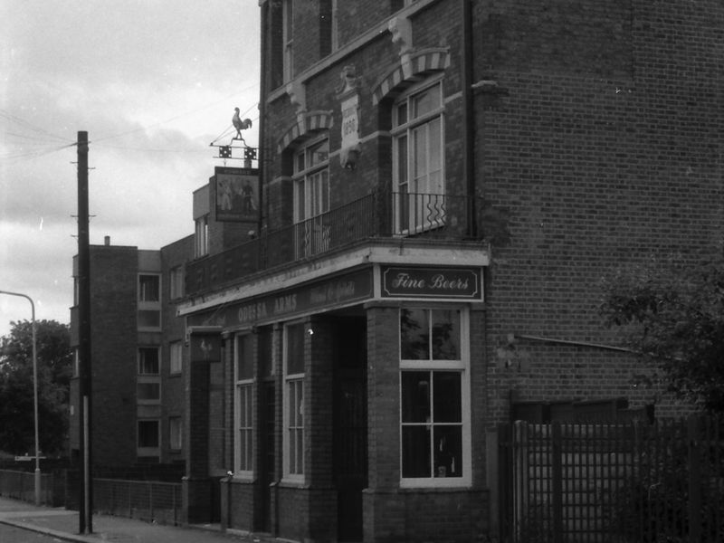 Odessa Arms London E7 taken July 1987.. (Pub, External, Key). Published on 18-04-2018