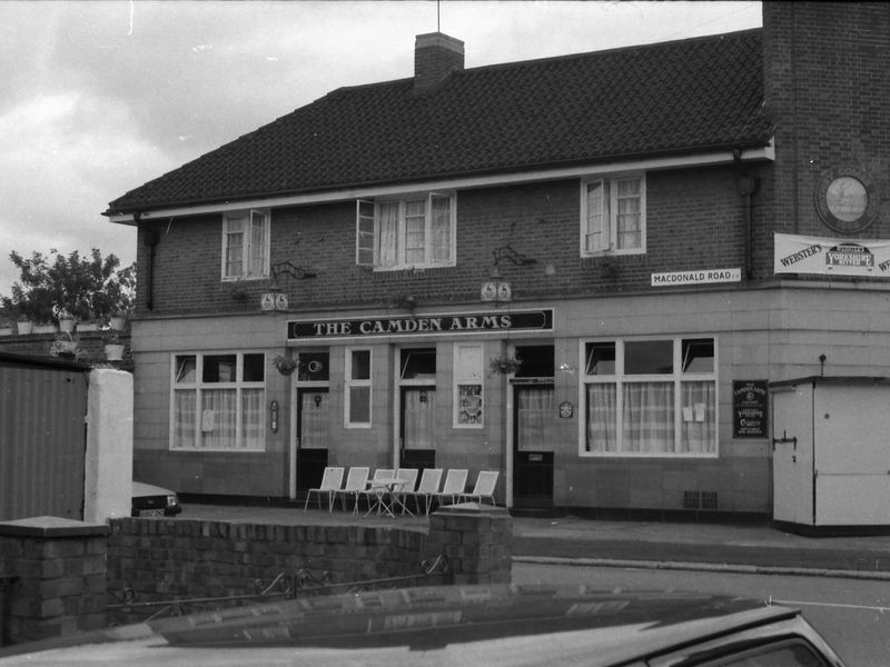 Camden Arms London E7 taken July 1987.. (Pub, External, Key). Published on 18-04-2018 