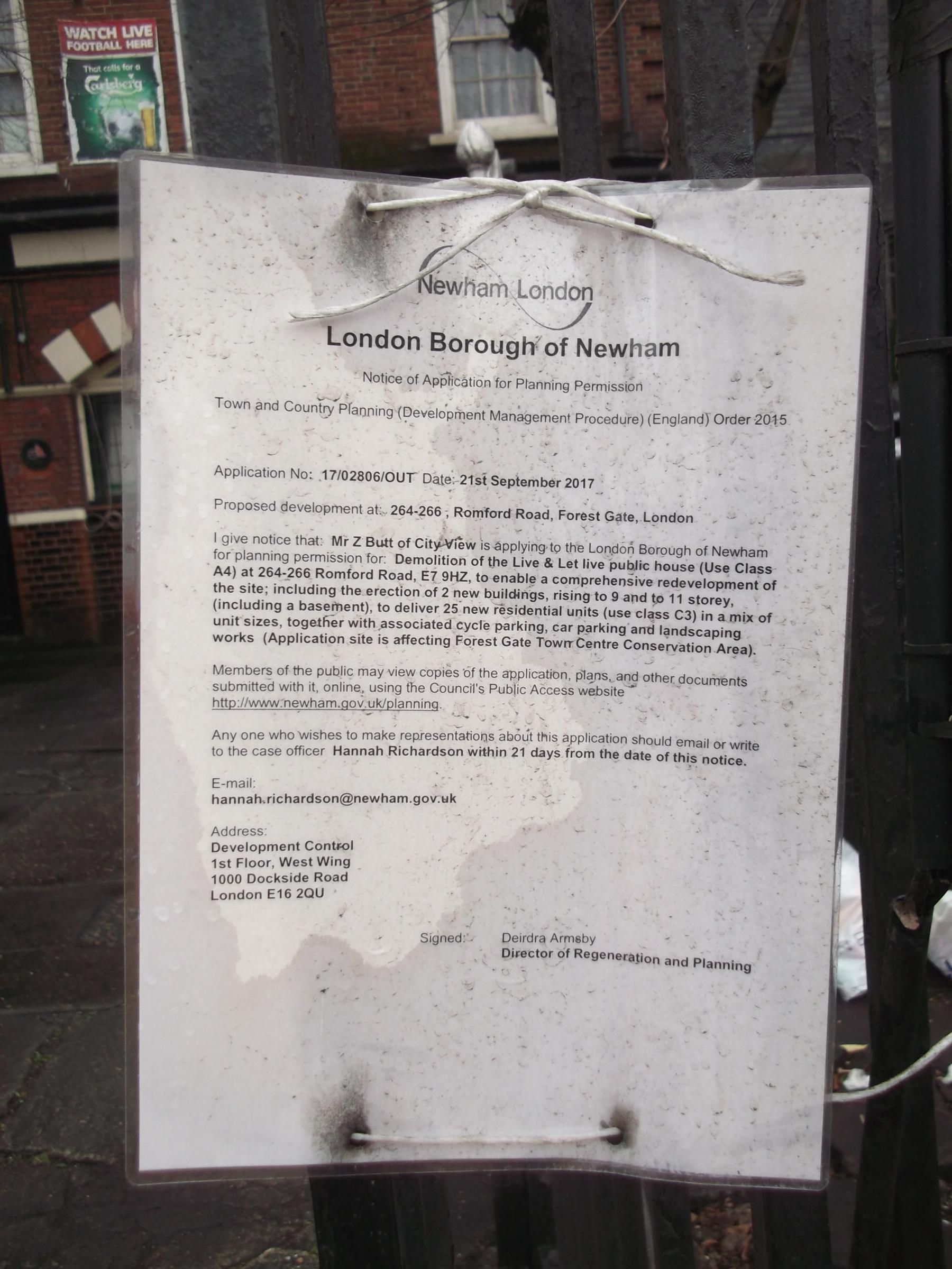 Live & Let Live London E7 taken 2017/04/17. (Pub, External). Published on 11-03-2019