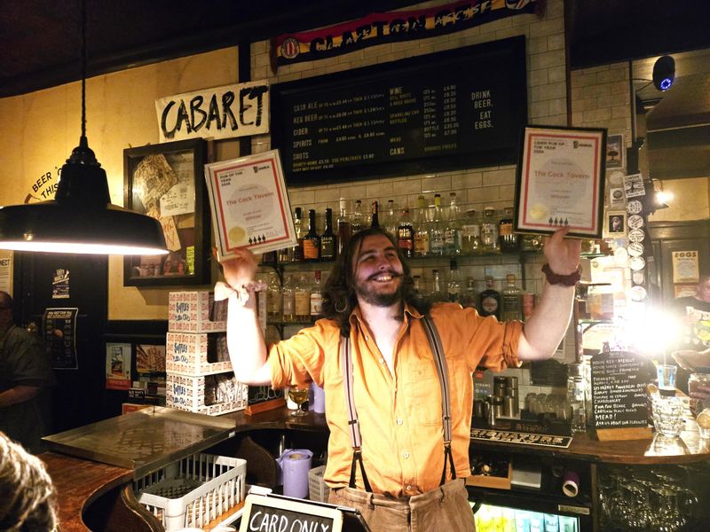 Cock Tavern Lonon E8 Cider pub of the year 2026. (Bar, Award). Published on 08-06-2026