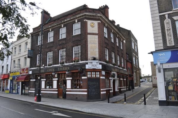 Cock Tavern London E8. (Pub, External). Published on 01-11-2013