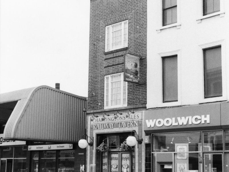 Railway Tavern Kingsland Road London E8 taken 2 July 1989.. (Pub, External, Key). Published on 21-06-2018