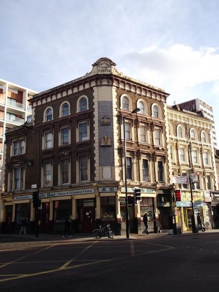 Crown & Castle London E8 taken Jan 2014. (Pub, External, Key). Published on 22-01-2014