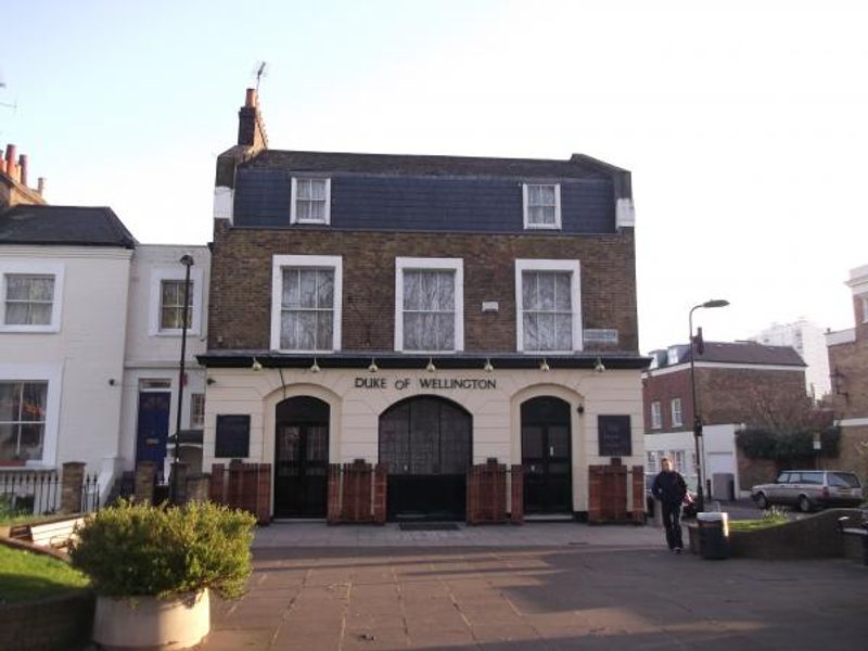 Duke of Wellington London E8 taken April 2015. (Pub, External). Published on 04-05-2015