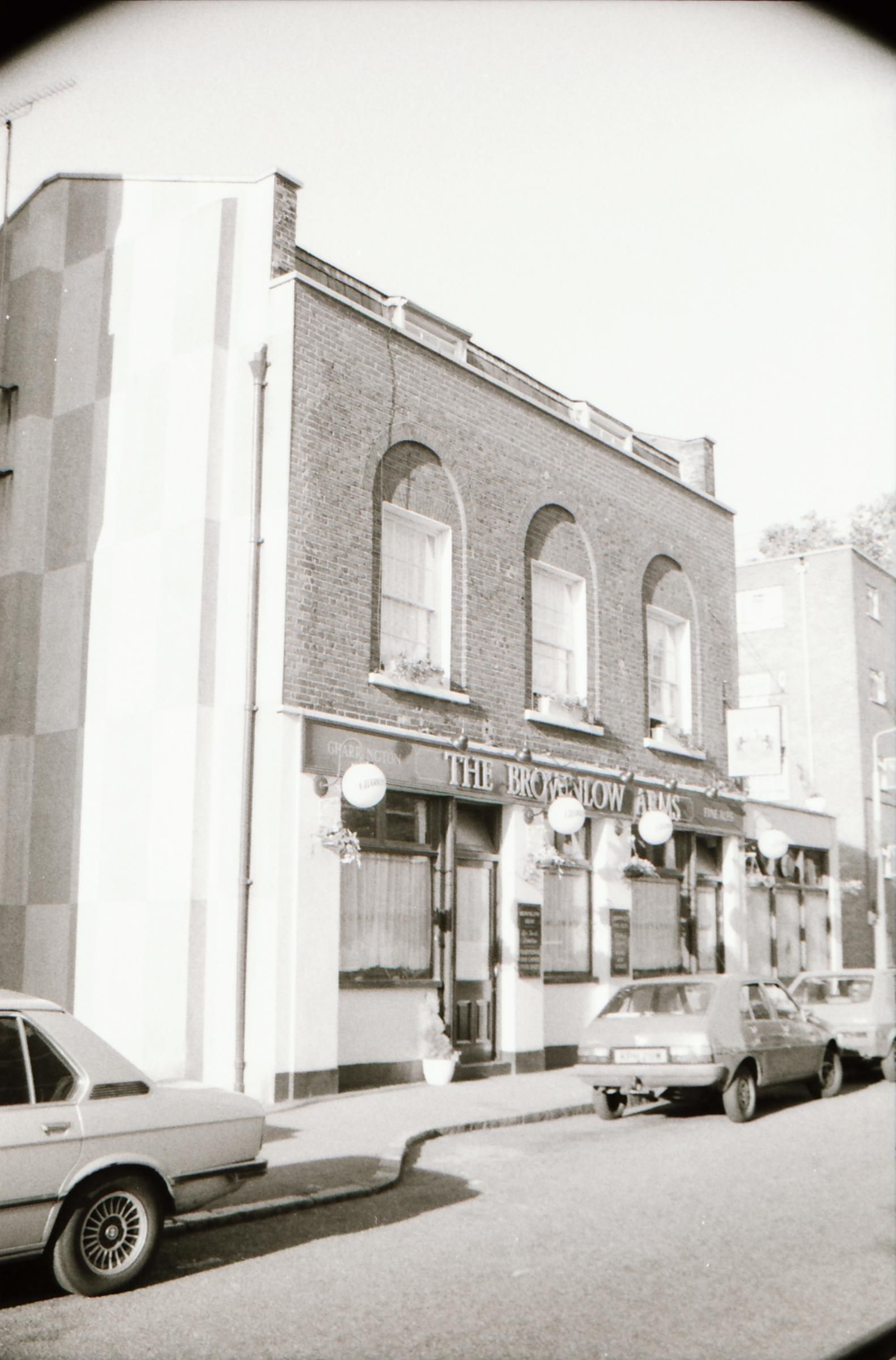 Brownlow Arms London E8 taken between Aug 1989-Feb 1990.. (Pub, External, Key). Published on 21-06-2018