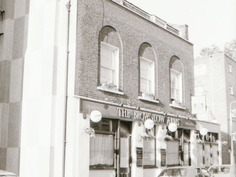 Brownlow Arms London E8 taken between Aug 1989-Feb 1990.. (Pub, External, Key). Published on 21-06-2018 