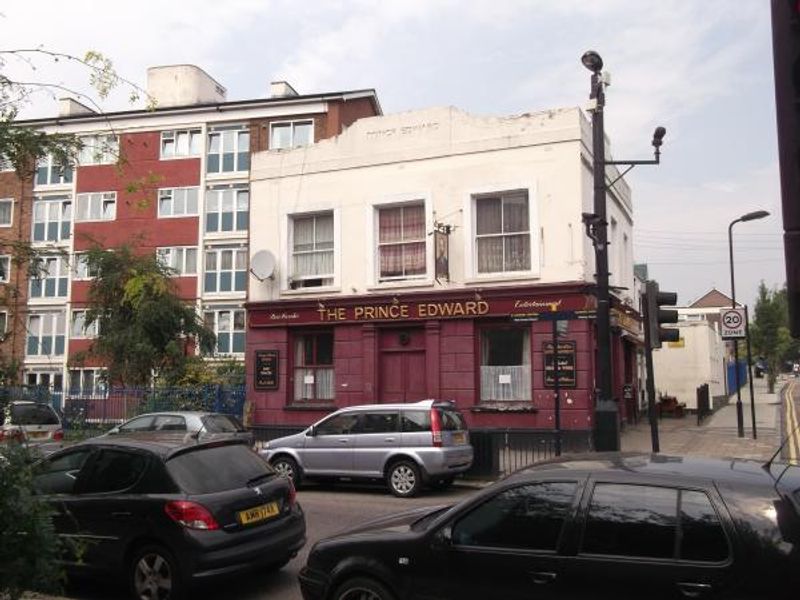 Prince Edward London E9 taken Aug 2013. (Pub, External). Published on 03-12-2013