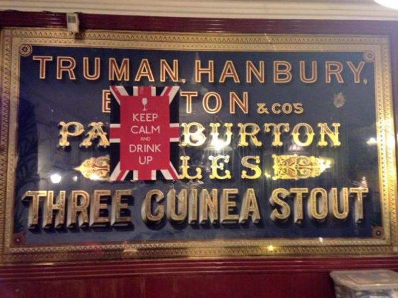 Trumans original mirroe - 1891. (Bar, Sign). Published on 24-04-2015